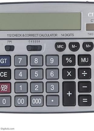 Калькулятор настольный 14-разрядный citizen ct-2214c
