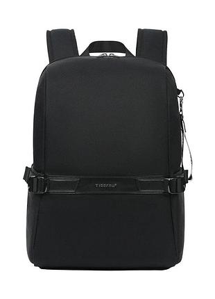 Рюкзак tigernu t‑b9511, 14.5 л, твил, для ноутбука 15", водоотталкивающий, ремешок, черный