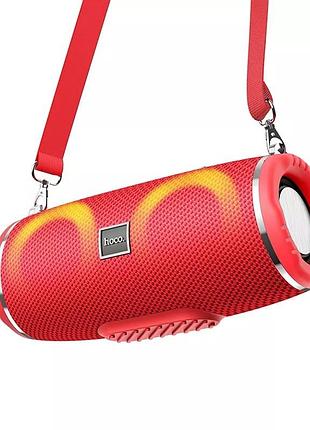 Портативная bluetooth колонка hoco sports bt speaker hc12 ipx4 bt5.0 usb/aux/tf/fm 2h red
