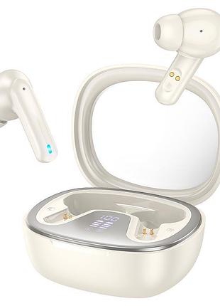 Навушники hoco shadow true wireless bt headset eq6 bt5.3 40/320мач 7год білий