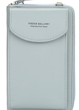 Кошелек-клатч baellerry forever n8591, серый