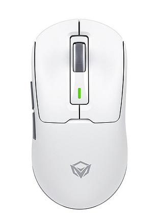 Игровая мышка meetion gw24 с подсветкой 8000dpi белая комбинированное подключение