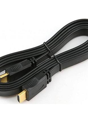 Кабель hdmi m-m value s0548 1.5м v1.4 4k 60hz плоский черный