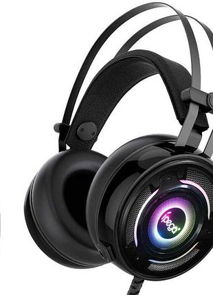 Наушники игровые ipega led rgb pg-r008 30мвт черные