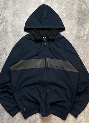 Оригнальный зип-худи oakley 9/10  zip hoodie techwear gorpcore   минимальный торг