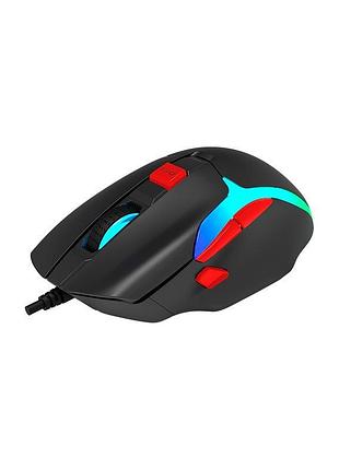 Миша комп'ютерна ігрова marvo wired programmable mouse m360 rgb-підсвічування 1200-12000dpi чорний