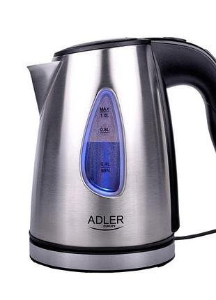 Чайник adler ad 1203 электрический 1 л 1630 вт.
