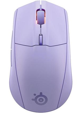 Бездротова ігрова миша steelseries rival 3 gen 2 wireless, 18000 dpi, з rgb підсвічуванням, колір lavender (62525)