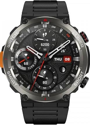Смарт-часы blackview w50 pro rugged с экраном tft 1.45", аккумулятор 960 мач, поддержка bluetooth 5.2, ударопрочный корпус, черный