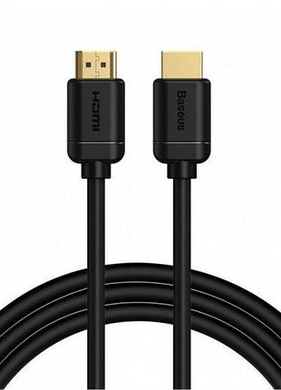 Кабель baseus high definition series hdmi 4k to hdmi 4k adapter cable | 200 см, 4k, hdmi2.0 (cakgq-b01) черный