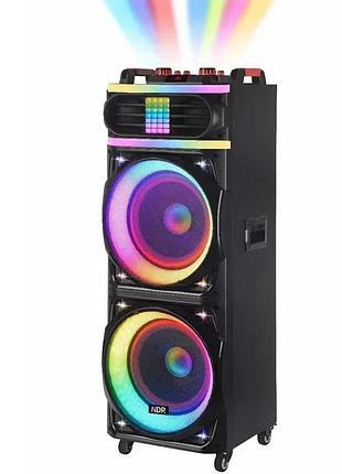 Портативная bluetooth колонка ndr 1226 12' 300w с пультом