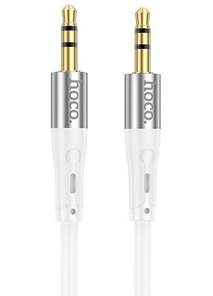 Кабель для аудиоустройств hoco 3.5 to 3.5 мм upa22 1 м white