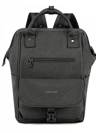 Рюкзак tigernu t-b3184, 16 л, черный, для ноутбуков до 14", водоотталкивающий оксфорд