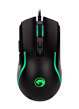 Миша комп'ютерна дротова marvo capo 20 wired mouse m292 rgb-підсвічування 1200/8000dpi чорний