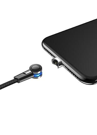 Кабель hoco магнитный lightning rotatable plug s8 1.2m, 2.4a | 4