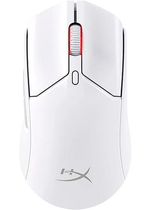 Мышь игровая hyperx pulsefire haste 2 bluetooth usb 26000dpi с rgb-подсветкой белая (6n0a9aa)