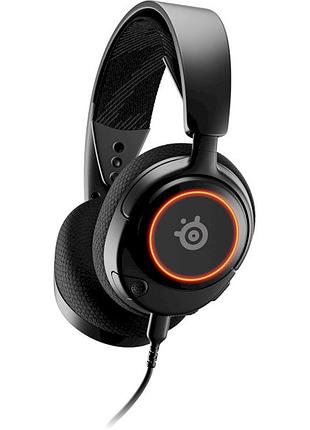 Навушники ігрові steelseries arctis nova 3 дротові 1.2м black (61631)