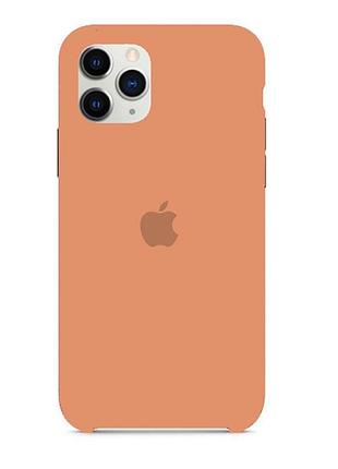 Чохол для телефону silicone case iphone 11 pro силікон+пластик new apricot з м’якою внутрішньою підкладкою та захистом від ударів