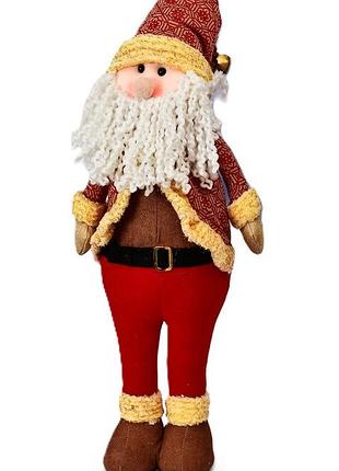 Фигура новогодняя "santa&amp;co" в новогодний наряд для декора помещения 60 см red