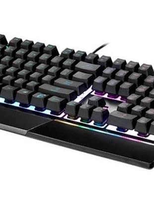 Игровой комплект msi vigor gk30 combo: проволочная клавиатура и мышка с rgb-подсветкой, usb, 5000 dpi, черный