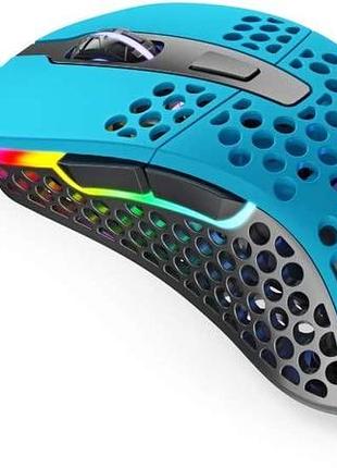 Провідна ігрова мишка cherry xtrfy m4 з rgb синій (xg-m4-rgb-blue)