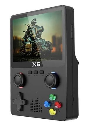 Портативная игровая консоль x6 4,3 дюйма 500 games in 1 black