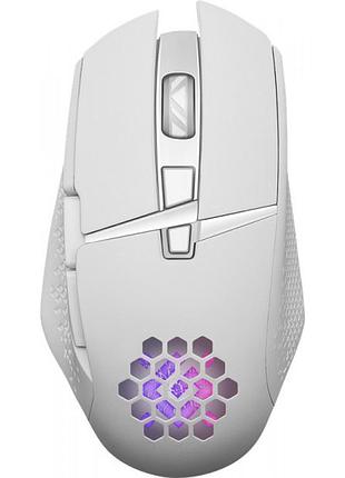 Мышка defender glory gm-514 игровая беспроводная 3200dpi 6кн led белая