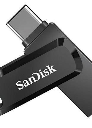 Usb флеш-накопичувач sandisk usb 3.1 ultra dual go type-c 256gb (150 mb/s) sdddc3-256g-g46