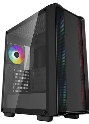 Комп'ютерний корпус deepcool cc560 argb v2 midi-tower atx, microatx, mini-itx black без блоку живлення (r-cc560-bktaa4-g-2)