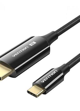 Кабель для передачи данных vention usb-c - hdmi v2.1 1.8м черный (crcbac)