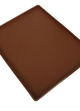Коврик для выпечки stenson mh-3308 силиконовый, раскатной, 37.5×30×1.8 см