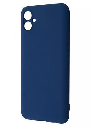Чехол-накладка wave colorful case для samsung galaxy a04e (a042f), синий