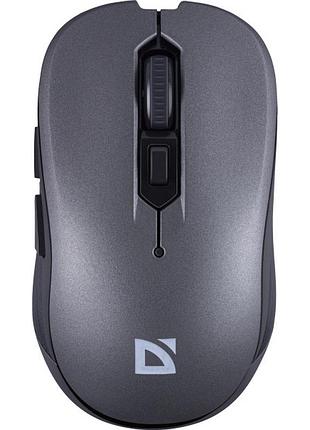 Миша бездротова defender gassa mm-105 grey 1600 dpi 6 безшумних кнопок 1xaa (52104)