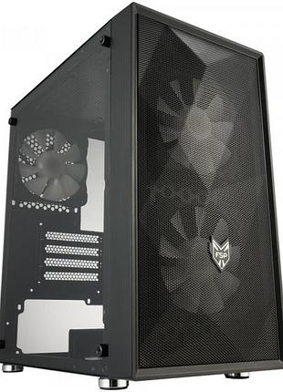 Корпус fsp cst130basicb mini tower matx без блока питания с поддержкой 3×120 мм вентиляторов 2×usb 3.0 черный