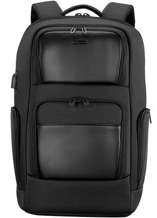 Рюкзак для ноутбука 15.6" modecom creative ple-mc-creative-15 полиэстер/кожа черный
