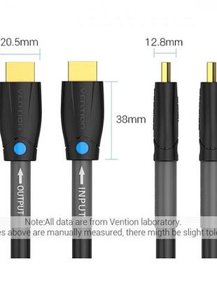Кабель для передачи данных vention structure cabling engineering 8k hdmi m-m v2.0 8м черный (aambk) 5