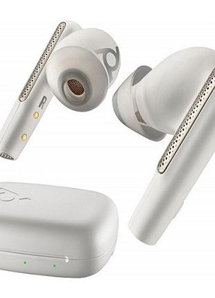 Навушники з мікрофоном poly tws voyager free 60 earbuds/bt700c/bchc 102дб бездротовий white (7y8l4aa)