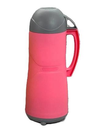 Термос stenson mt-105sx со стеклянной колбой 500 мл pink