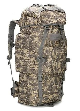Рюкзак тактичний військовий tactical backpack a21 70 л pixel камуфляж