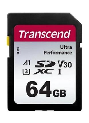Карта памяти transcend 64gb sdхc/340s/c10/uhs-i (ts64gsdc340s)