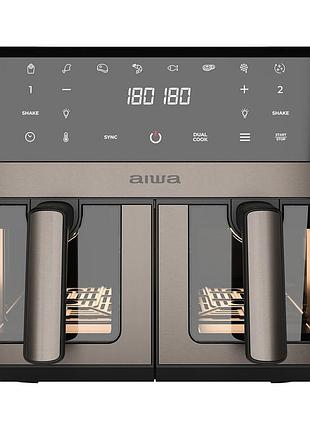 Мультипіч aiwa futago afr-9000, 2400 вт, дві чаші 9 л (4,5+4,5 л), 8 програм, сенсорне керування