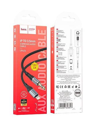Кабель hoco fresh digital audio conversion cable lightning upa26 1m dac black 2