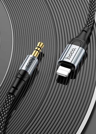 Кабель hoco fresh digital audio conversion cable lightning upa26 1m dac black 4