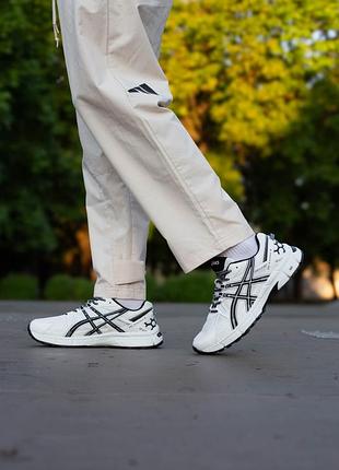 Asics gel-kahana 8 white black асікс