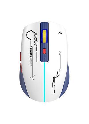 Мышь компьютерная игровая marvo wireless programmable mouse m796w rgb-подсветка 1000-3200dpi белый