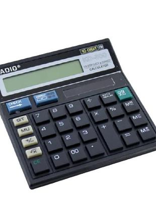 Калькулятор настольный kadio kd-500 черный