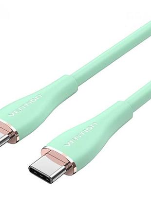 Кабель для передачи данных vention usb 2.0 type-c m-m 5a 1м зеленый (tawgf)