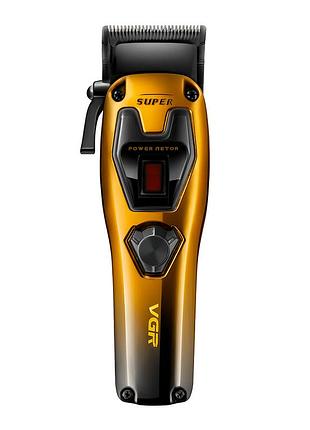 Триммер vgr v-668 аккумуляторный vector motor 6 насадок 8000-11000 об/мин black/gold