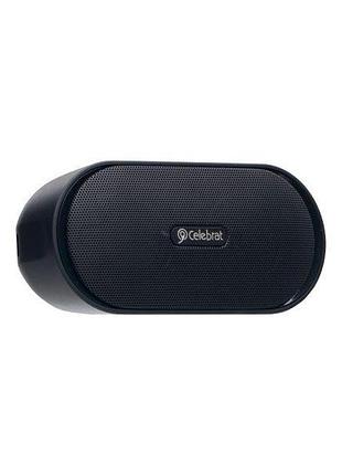 Портитивна bluetooth колонка celebrat tws sp-2 ipx7 aux/tf/bt5.0 5w black
