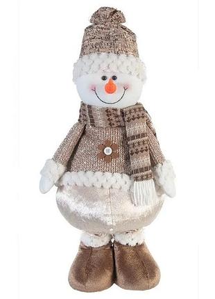 Декоративная фигура "snowman" m17238-a в новогоднем наряде 100 см